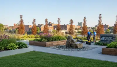 Landscaping service in Albany, NY for lawn care, garden design, and property maintenance