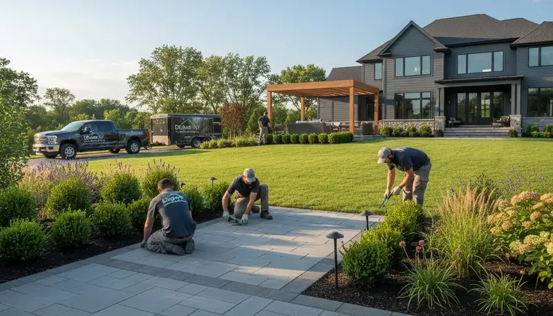 Landscaping services in Albany, NY for lawn care, garden design, and property maintenance