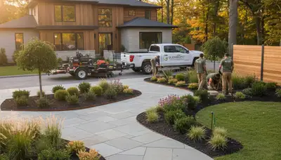 Landscaping services in Albany, NY for lawn care, hardscaping, and landscape maintenance
