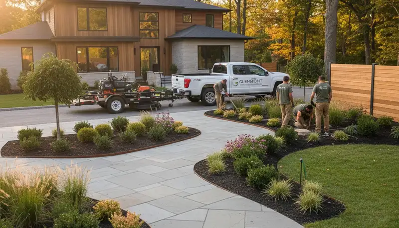 Landscaping services in Albany, NY for lawn care, hardscaping, and landscape maintenance