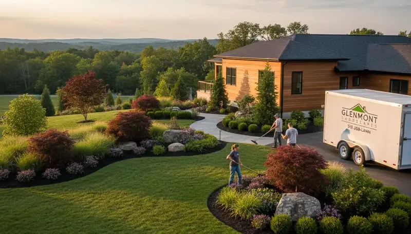 Landscaping services in Albany, NY for lawn care, planting, and property maintenance