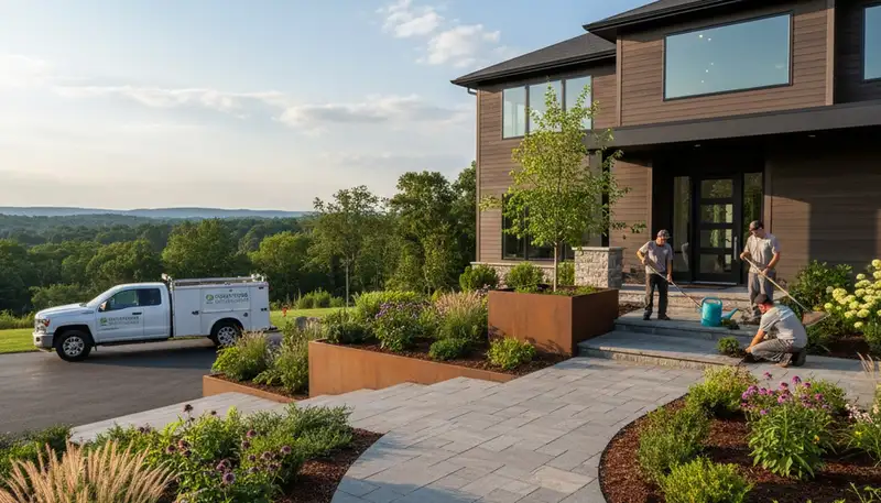 Landscaping service in Albany, NY by local landscapersalbanyny.com