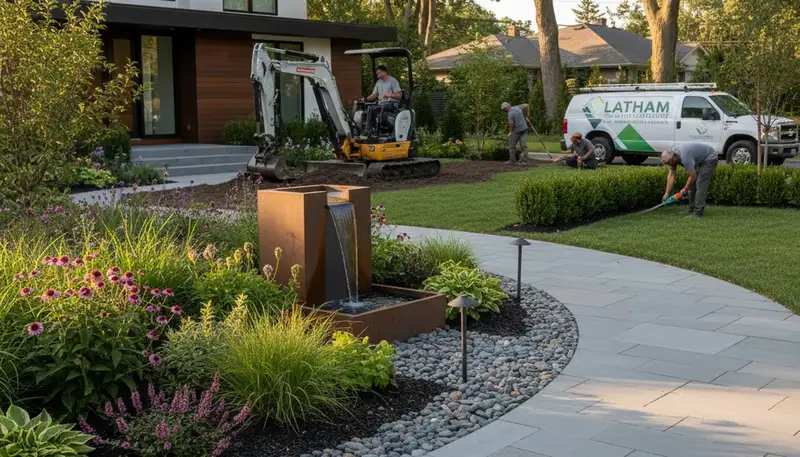 Landscaping services in Albany, NY for lawn care, garden maintenance, and outdoor property upgrades