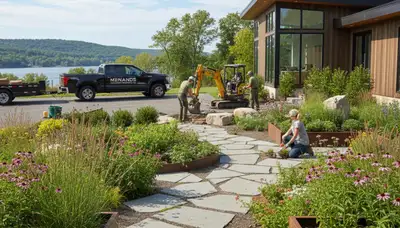 Landscaping services in Albany, NY for lawn care, garden design, and outdoor maintenance