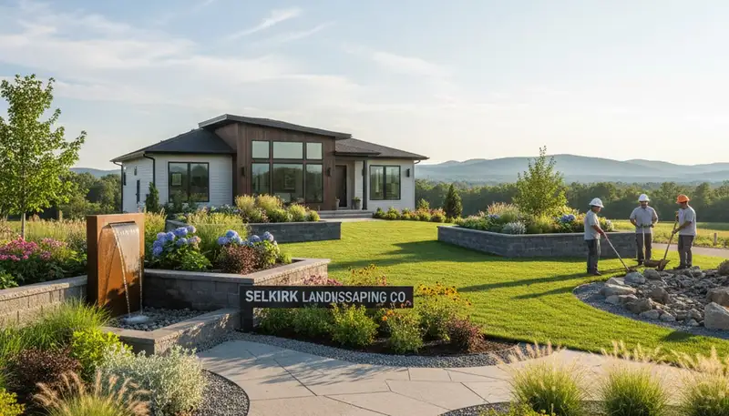 Landscaping team serving Albany, NY with professional lawn and garden care services