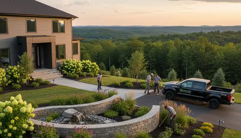 Landscaping services in Albany, NY for lawn care, garden maintenance, and property enhancement