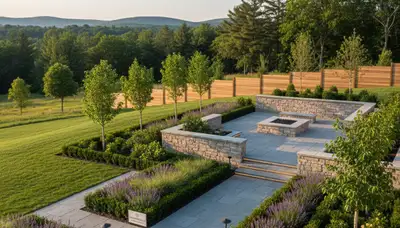 Albany NY landscaping service team providing professional yard maintenance and landscape care