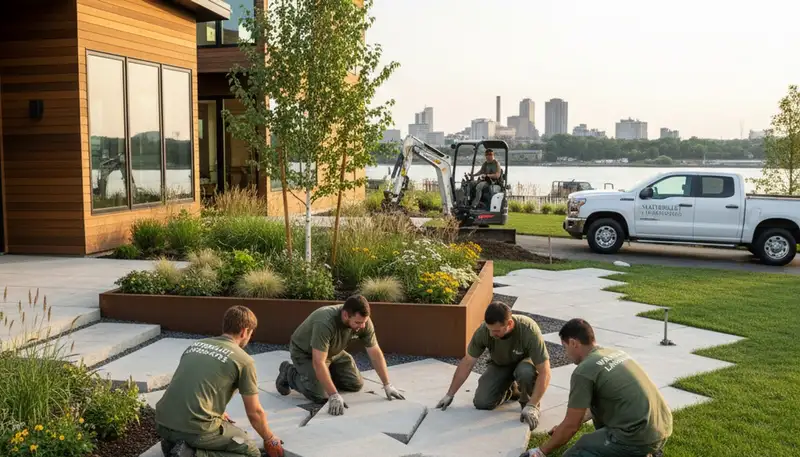 Landscaping services in Albany, NY for lawn care, hardscaping, and outdoor property maintenance