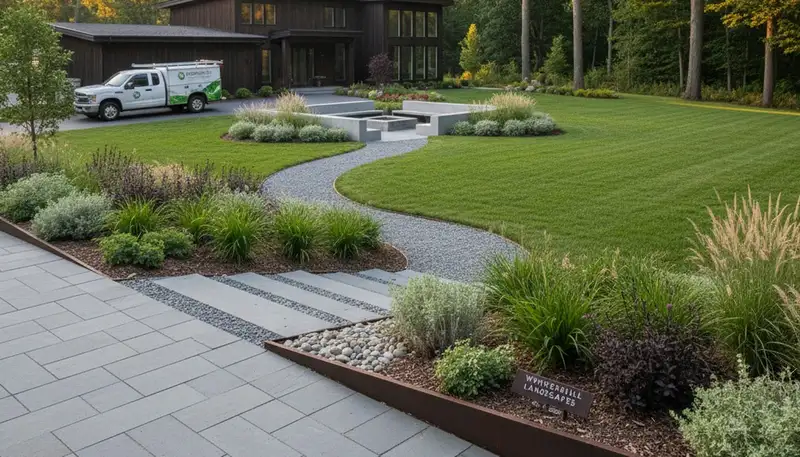 Landscaping services in Albany, NY for lawn care, garden design, and property maintenance
