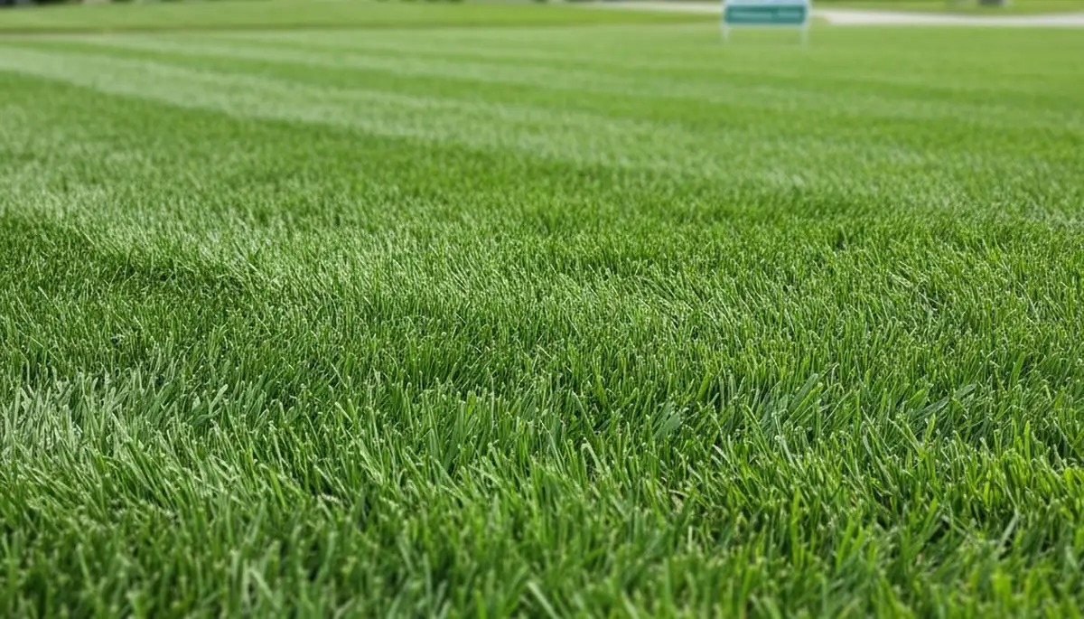 Lush green lawn in Albany NY showing professional landscaping and healthy turf by Chop Chop Landscaping