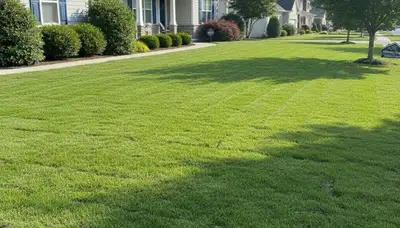 Fresh sod installation creating a lush green lawn in Albany, NY by professional landscaping experts