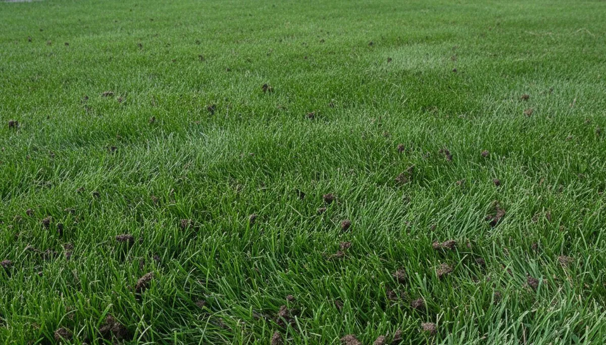 Healthy Albany NY lawn recovering after professional aeration service by Chop Chop Landscaping